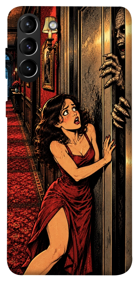 Чохол Scared woman для Galaxy S21+