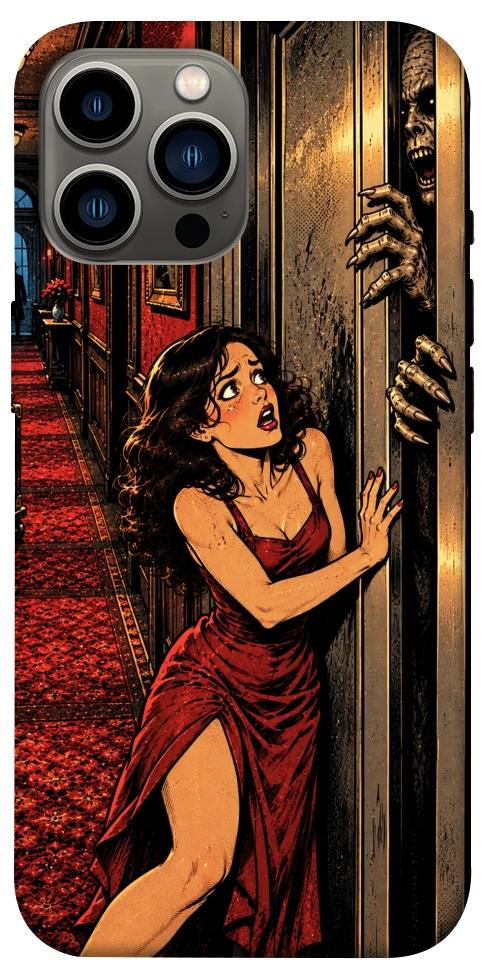Чехол Scared woman для iPhone 13 Pro Max