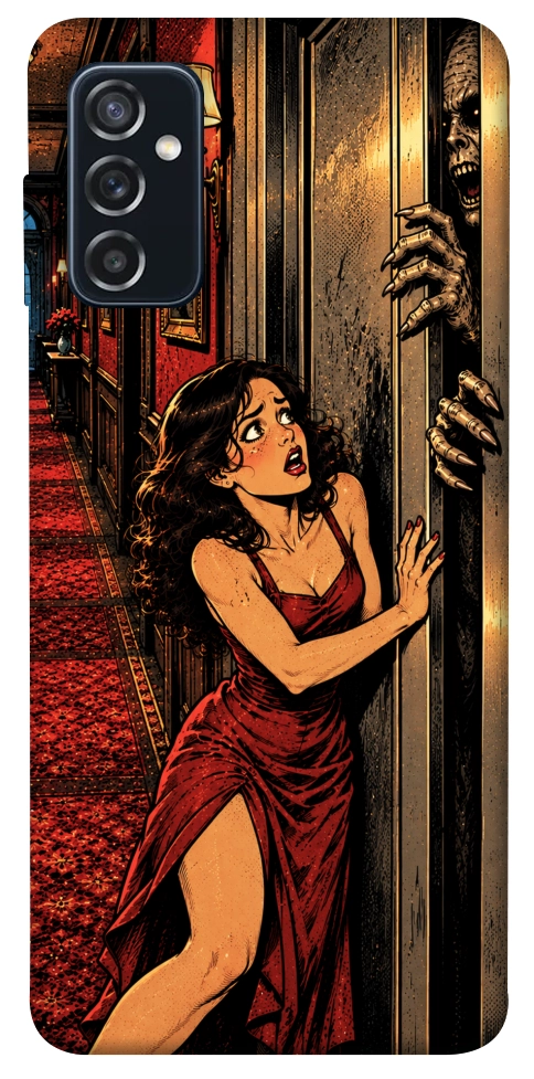 Чехол Scared woman для Galaxy M52