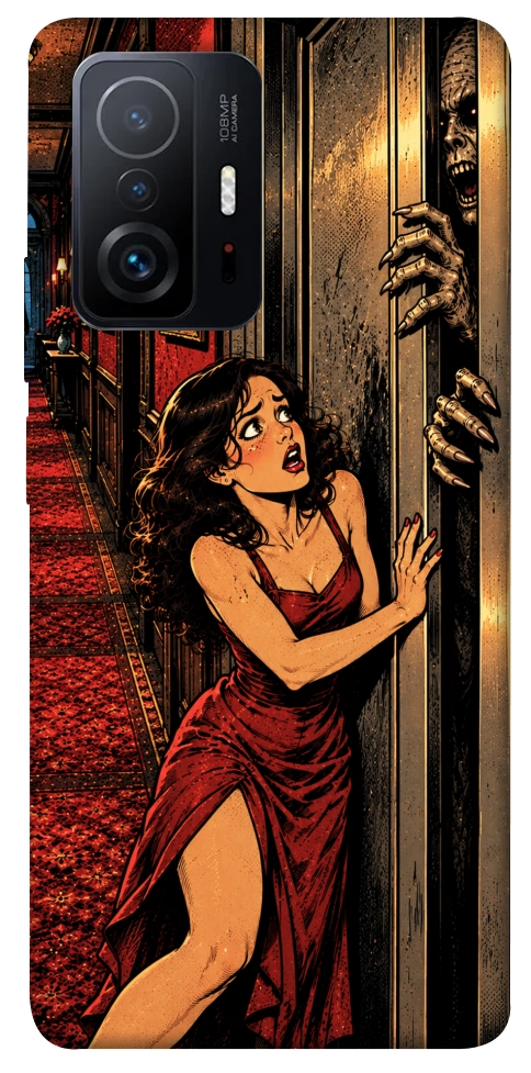 Чохол Scared woman для Xiaomi 11T