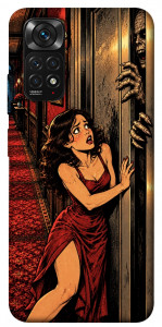 Чохол Scared woman для Xiaomi Redmi Note 11 (Global)