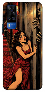 Чехол Scared woman для Vivo Y51a