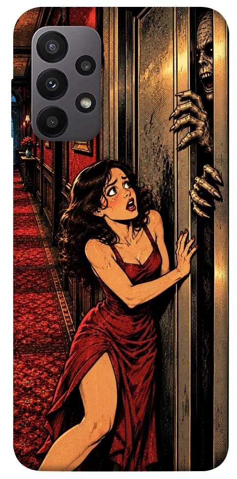 Чохол Scared woman для Galaxy A23
