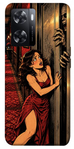 Чехол Scared woman для Oppo A57s