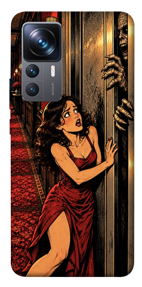 Чехол Scared woman для Xiaomi 12T