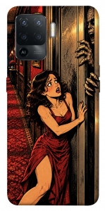 Чехол Scared woman для Oppo Reno 5 Lite