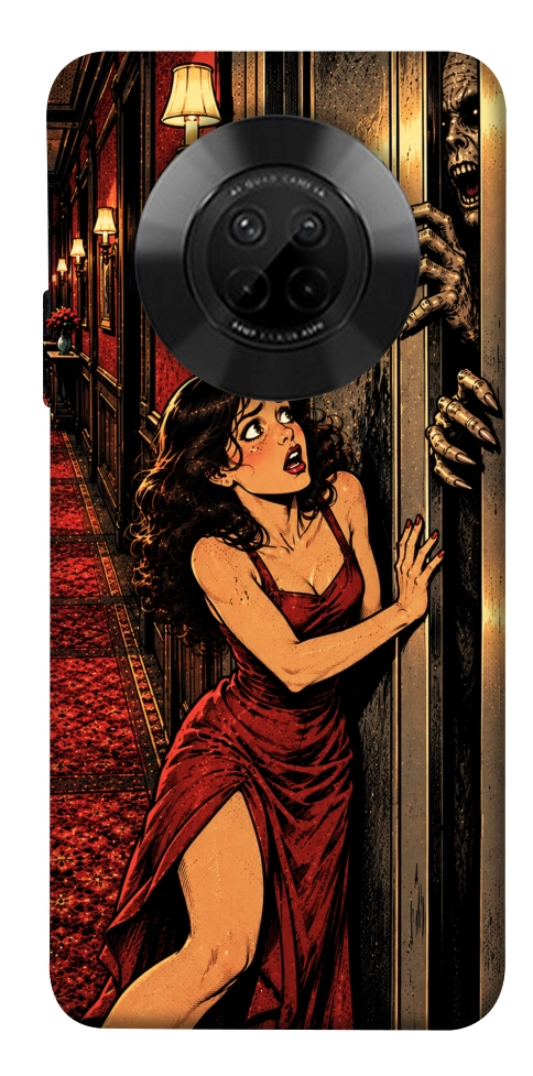Чохол Scared woman для Huawei Y9a