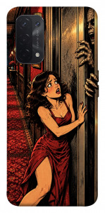 Чохол Scared woman для Oppo A54 5G