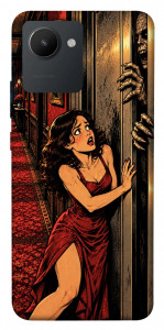 Чехол Scared woman для Realme C30