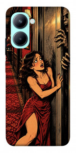 Чехол Scared woman для Realme C33