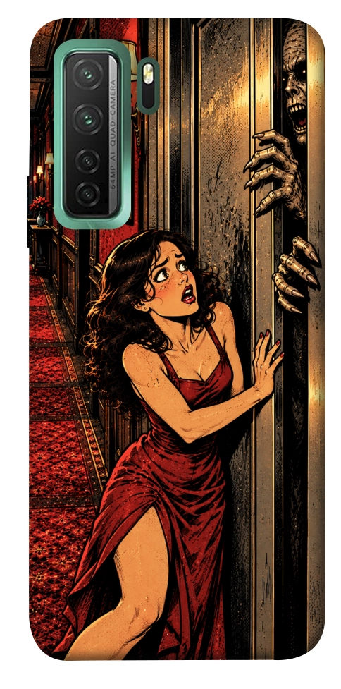 Чехол Scared woman для Huawei nova 7 SE