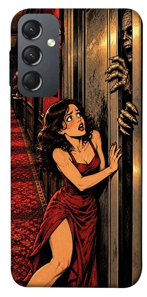 Чехол Scared woman для Galaxy A24 4G