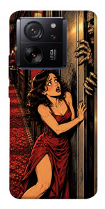 Чехол Scared woman для Xiaomi 13T