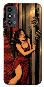 Чехол Scared woman для ZTE Blade A53