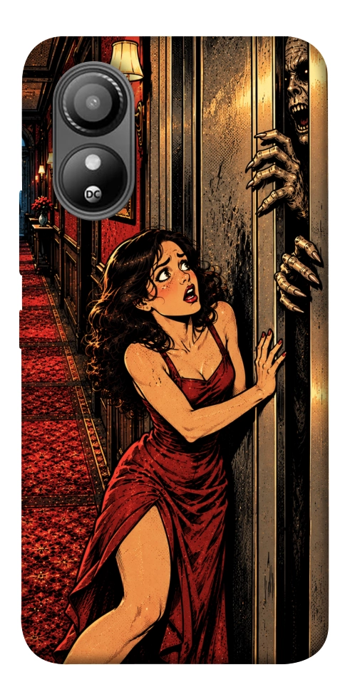 Чехол Scared woman для ZTE Blade L220