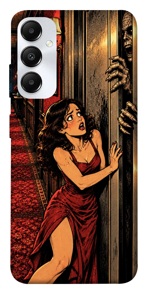 Чехол Scared woman для Galaxy A05s