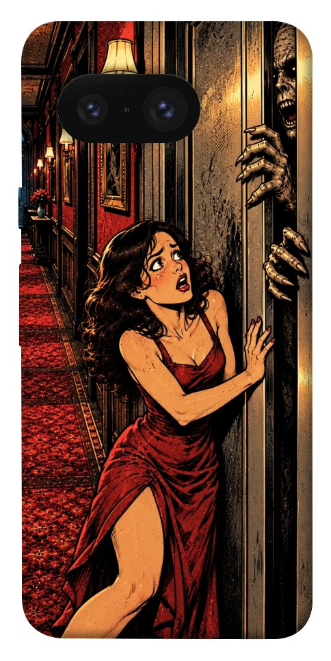 Чохол Scared woman для Google Pixel 8