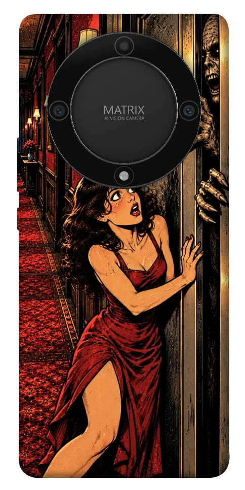 Чохол Scared woman для Huawei Magic5 Lite