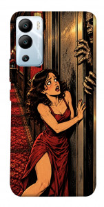 Чохол Scared woman для Infinix Hot 12i