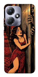 Чехол Scared woman для Infinix Hot 30i