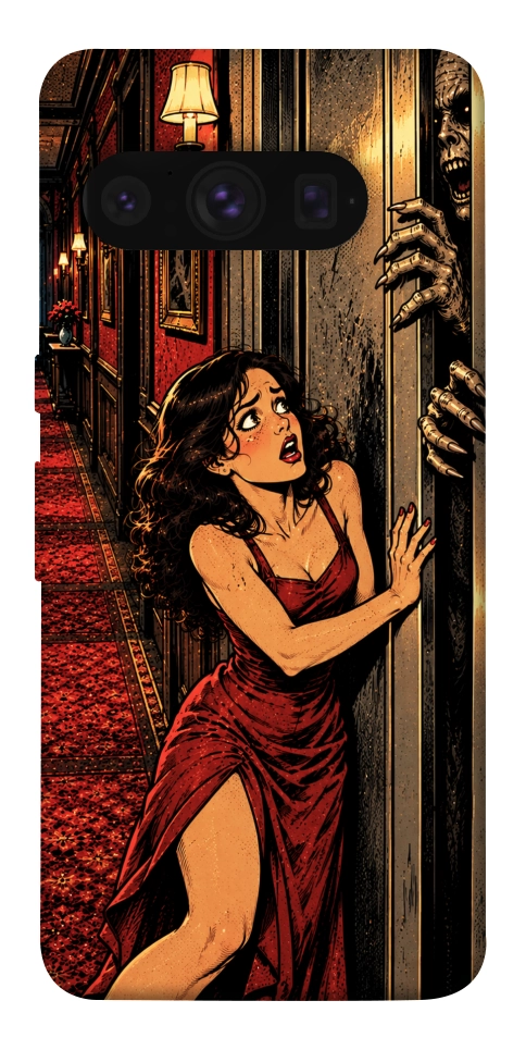 Чехол Scared woman для Google Pixel 8 Pro