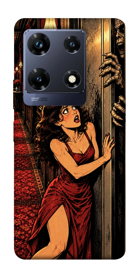 Чехол Scared woman для Infinix Note 30 Pro NFC