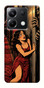 Чохол Scared woman для Xiaomi Poco X6