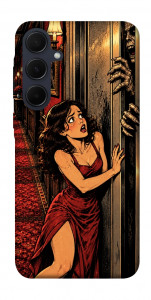 Чохол Scared woman для Galaxy A55