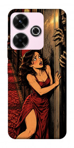Чохол Scared woman для Xiaomi Redmi 13 4G