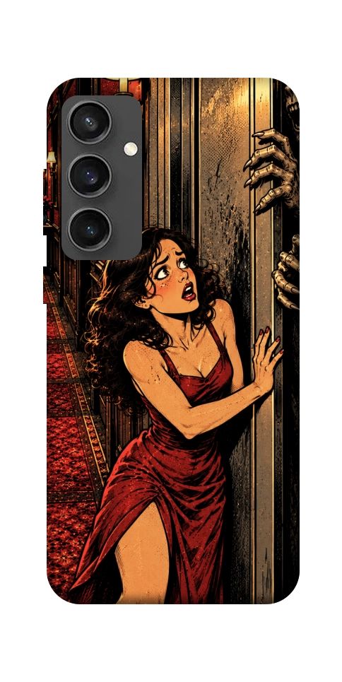 Чехол Scared woman для Galaxy S24 FE