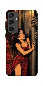 Чохол Scared woman для Galaxy S24 FE