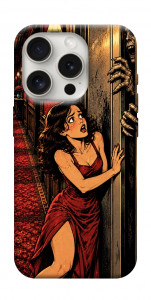 Чехол Scared woman для iPhone 16 Pro