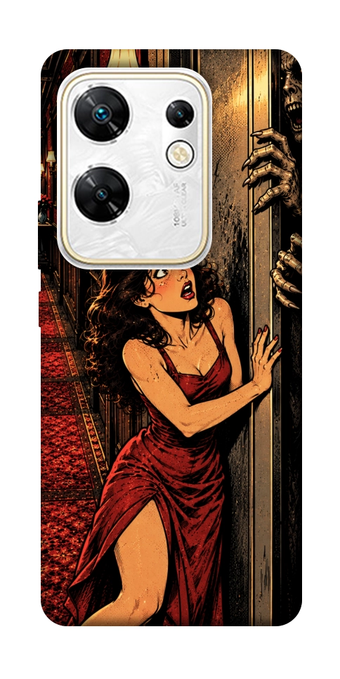 Чехол Scared woman для Infinix Zero 30 4G