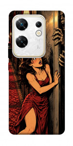 Чехол Scared woman для Infinix Zero 30 4G