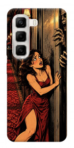 Чехол Scared woman для Infinix Hot 50 4G
