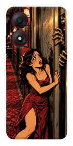 Чехол Scared woman для ZTE Blade A34 4G