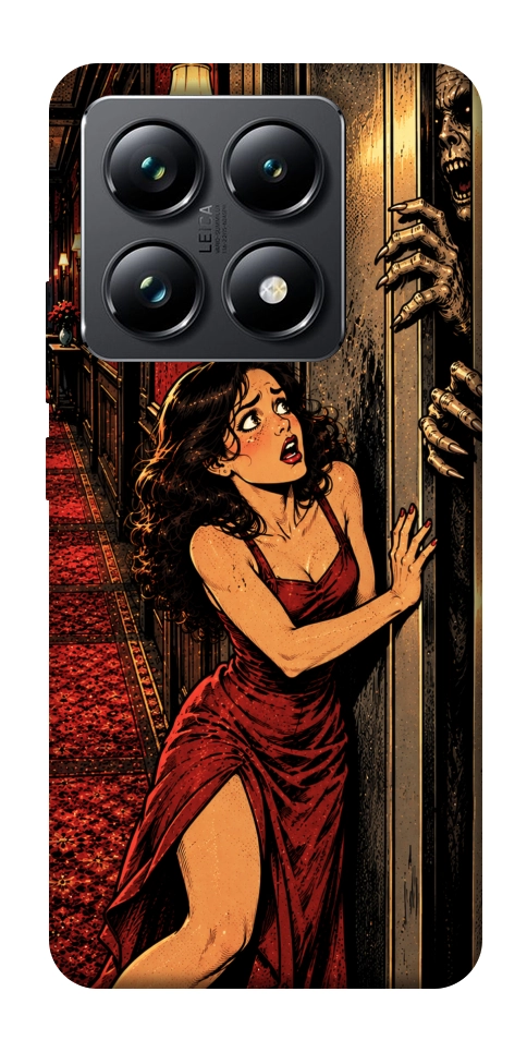 Чохол Scared woman для Xiaomi 14T Pro