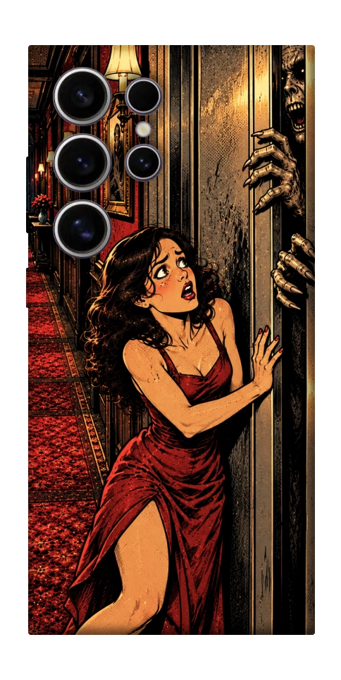 Чехол Scared woman для Galaxy S25 Ultra