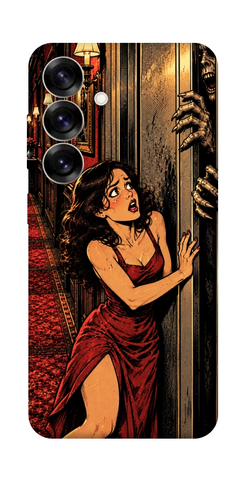 Чехол Scared woman для Galaxy S25+