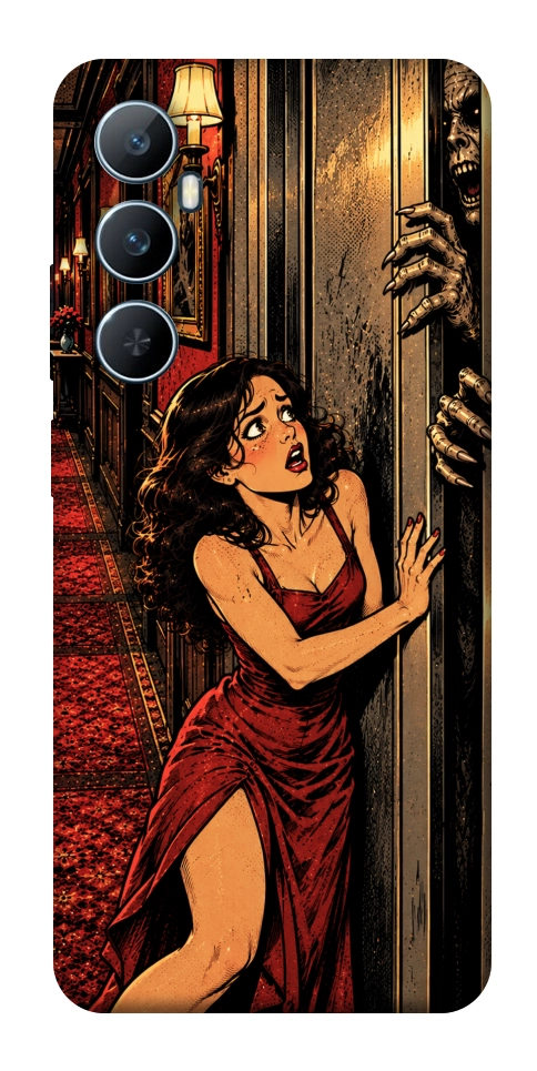 Чехол Scared woman для Realme C65 4G