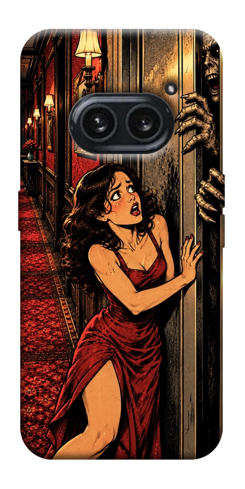 Чехол Scared woman для Nothing Phone (2a)