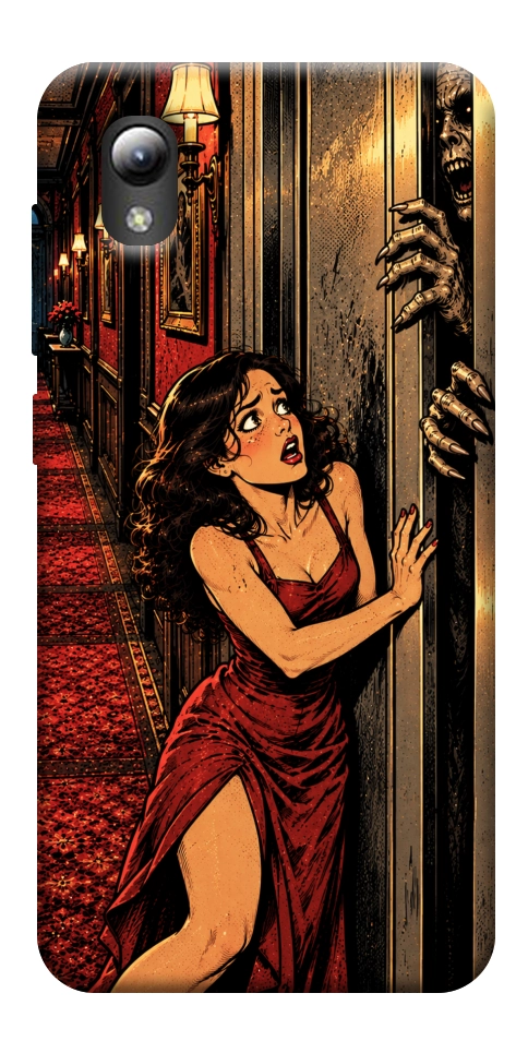 Чехол Scared woman для ZTE Blade A3 (2019)
