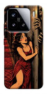 Чохол Scared woman для Xiaomi 15