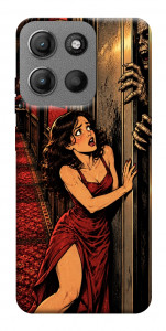Чехол Scared woman для Motorola Moto G15 4G