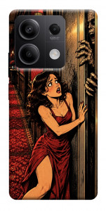 Чохол Scared woman для Xiaomi Redmi Note 13 5G