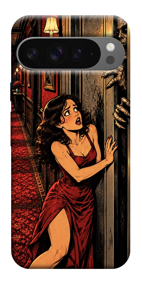 Чехол Scared woman для Google Pixel 10 Pro XL