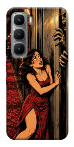 Чехол Scared woman для Infinix Hot 60 Pro