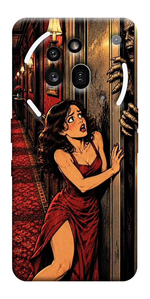 Чохол Scared woman для Nothing Phone (3a) Pro