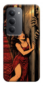 Чехол Scared woman для Xiaomi Redmi 15 (Europe version)
