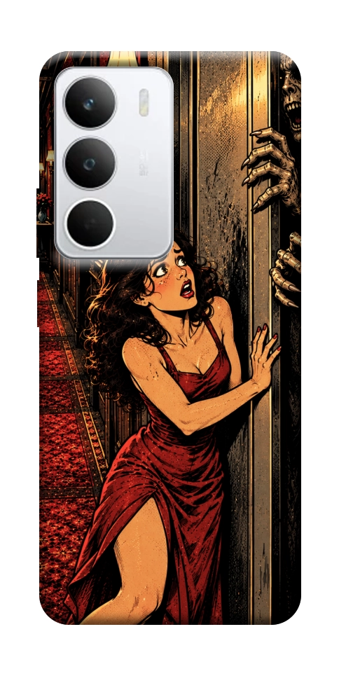 Чехол Scared woman для Realme C71